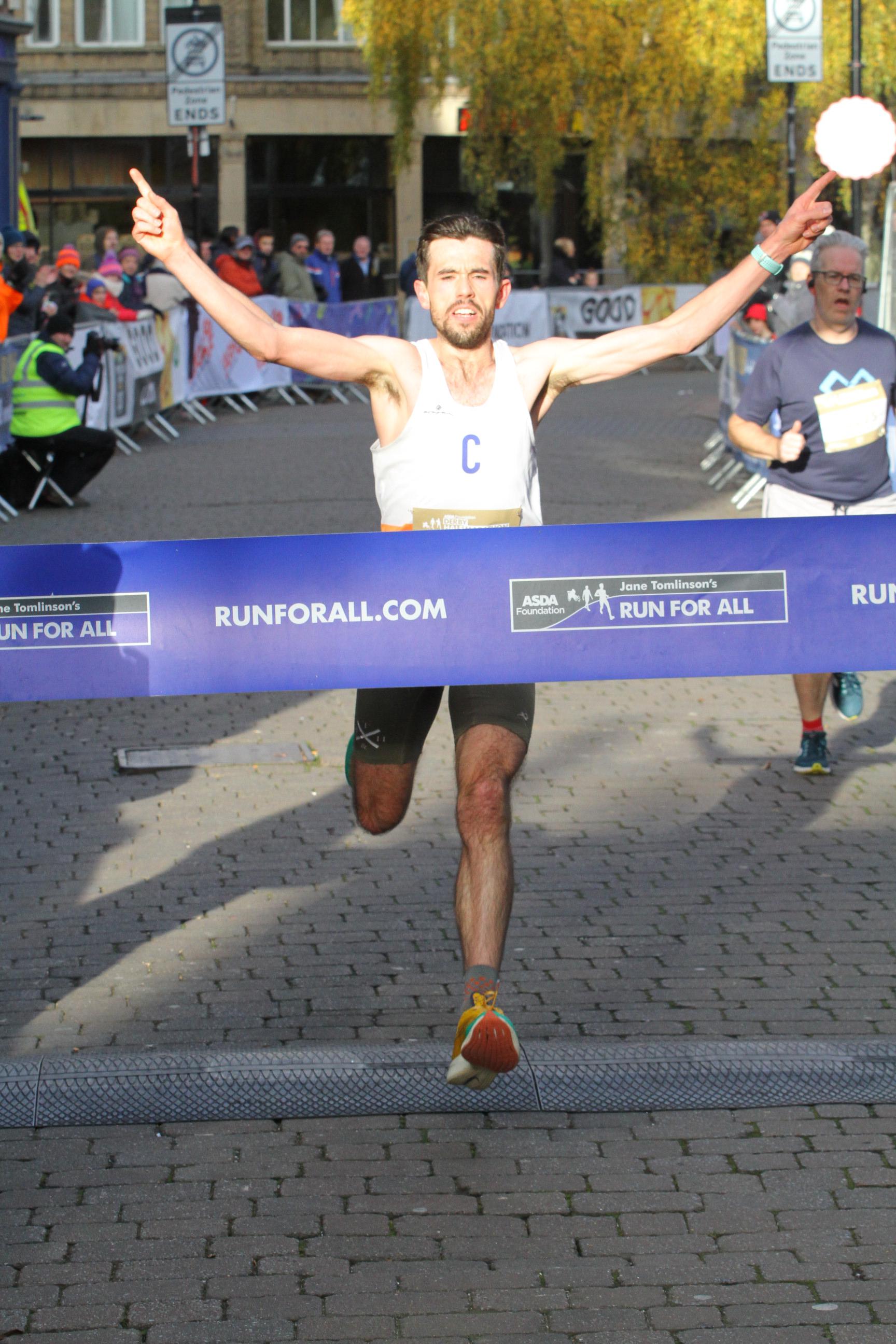 Winning Derby Half Marathon