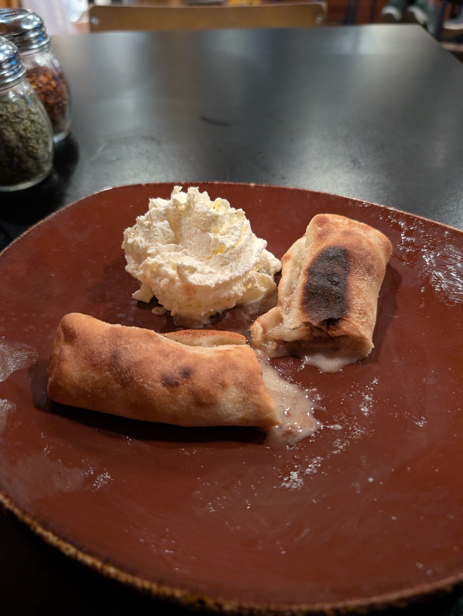 My stromboli dessert.