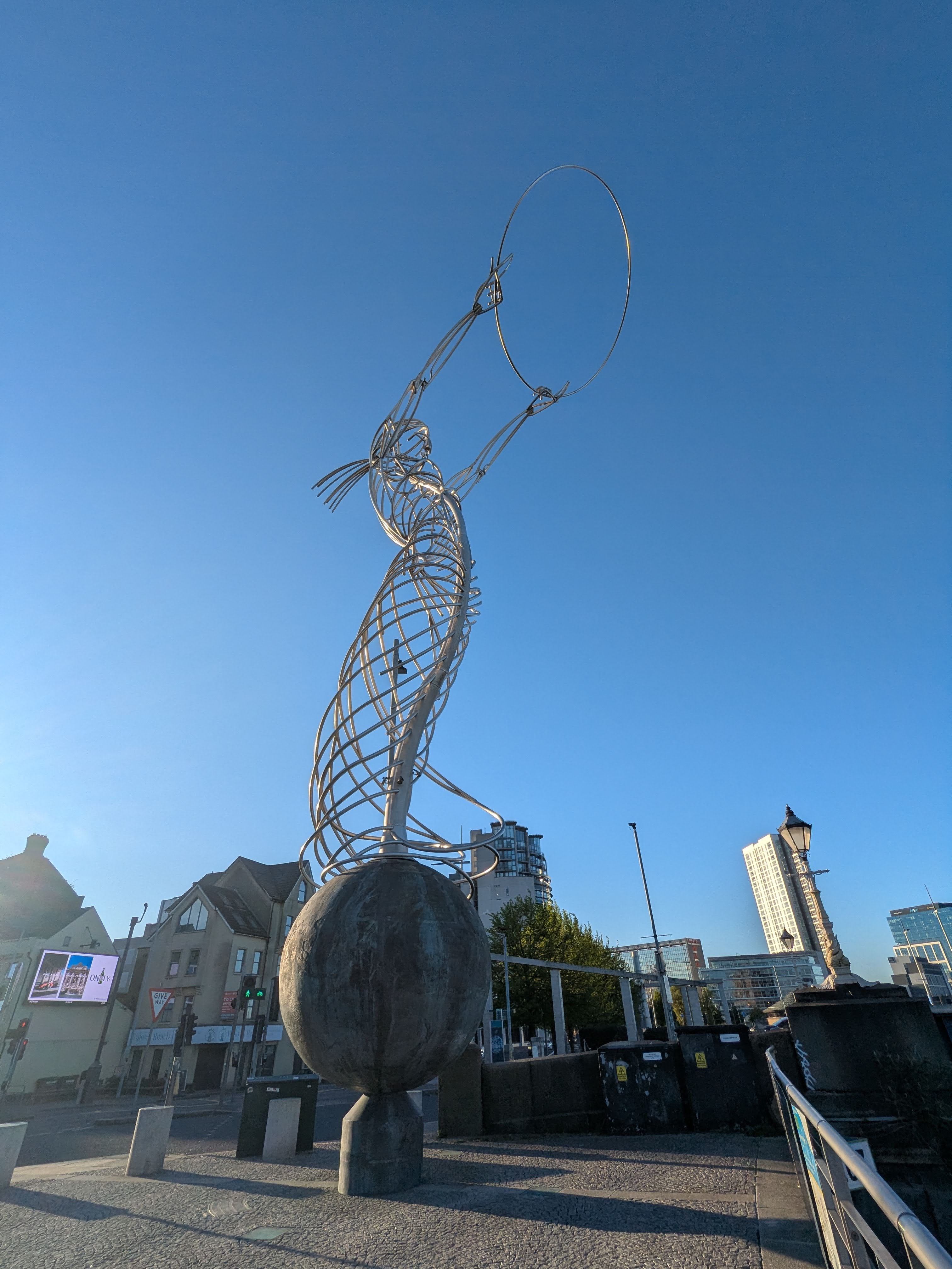 Beacon of Hope sculpture.