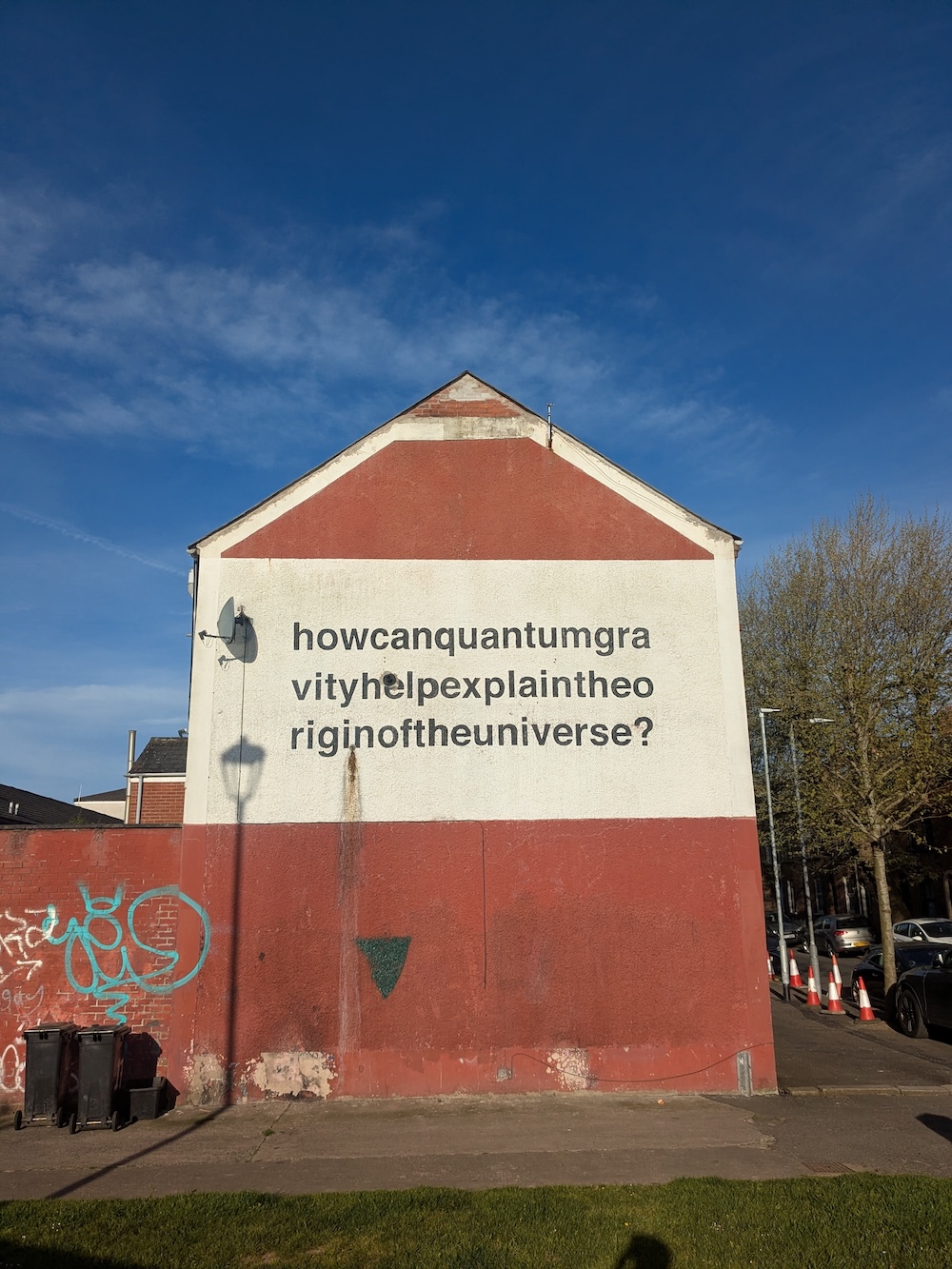 A physics mural.