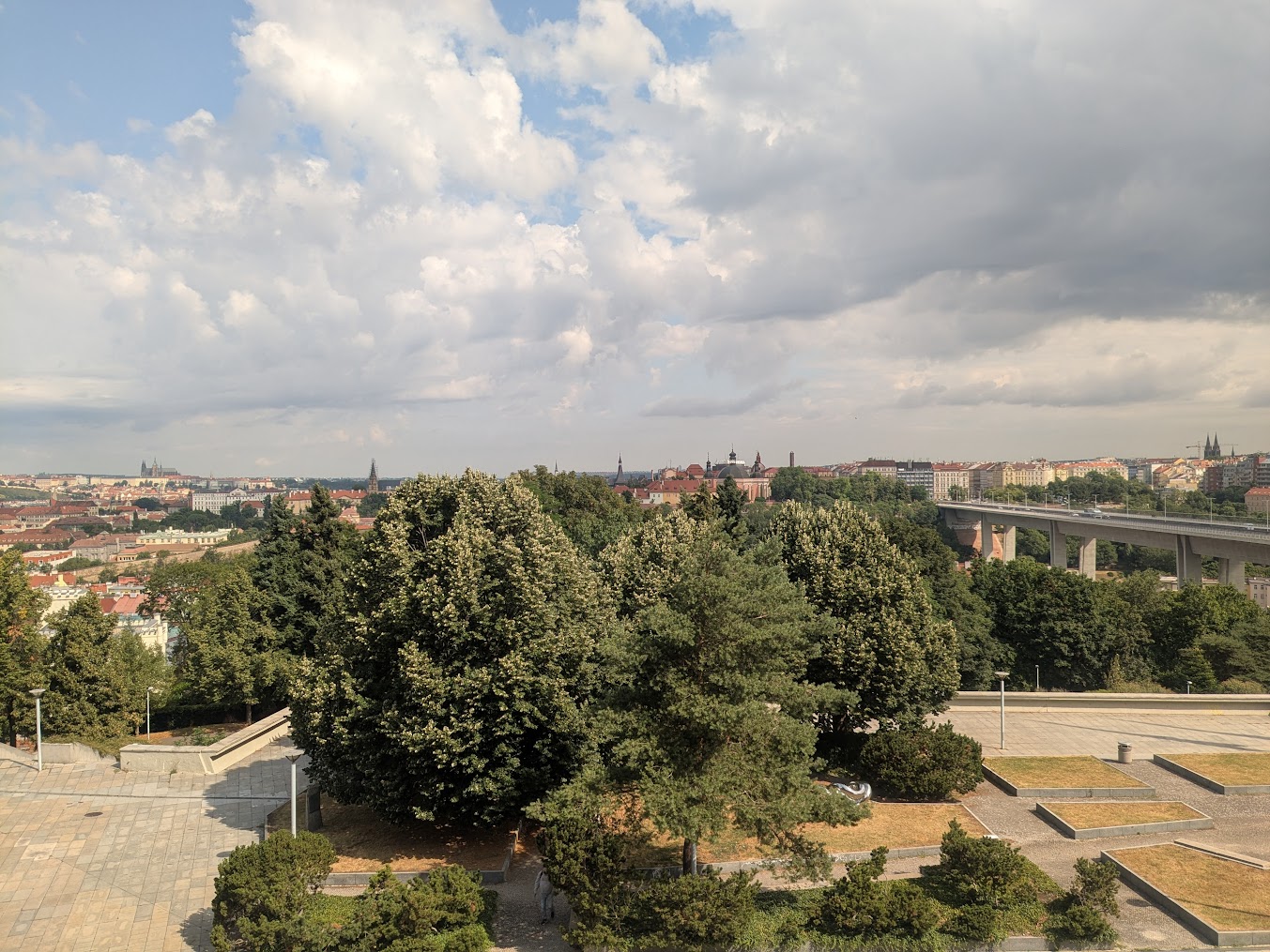 The view from the conference centre.