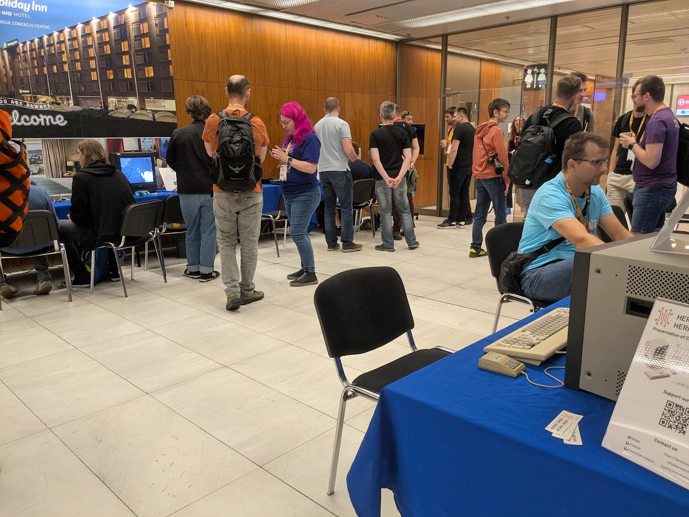 A selection of retro game consoles.