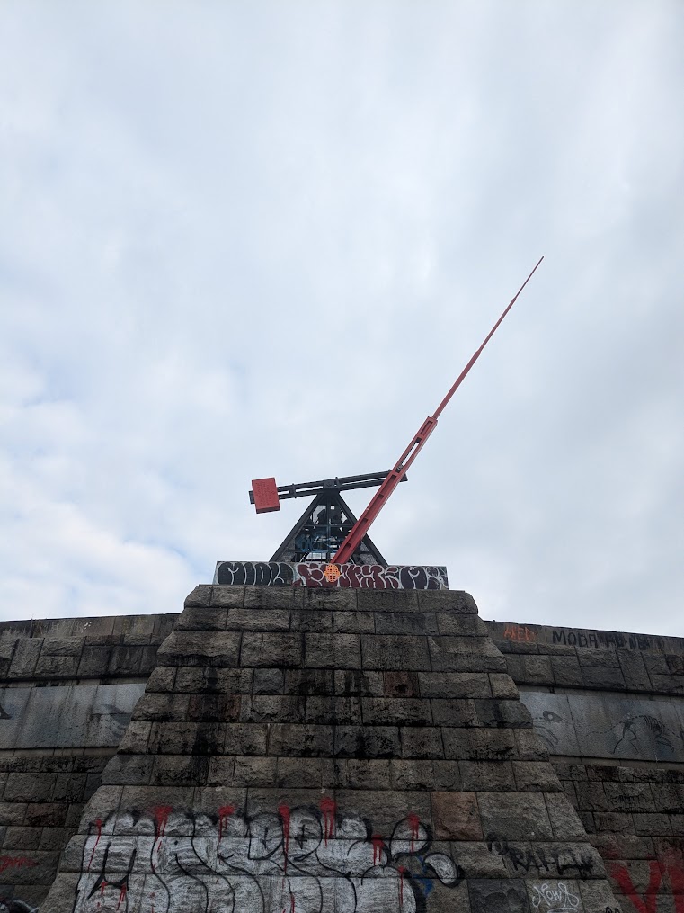 The metronome in Letná Park.