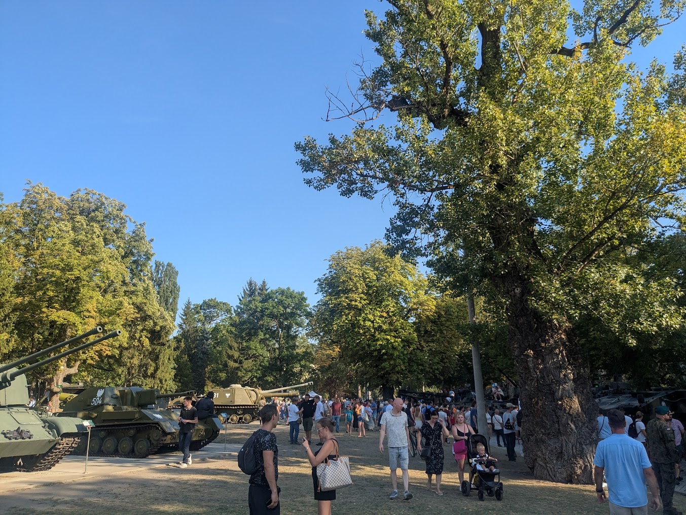 Many tanks for Armed Forces Day.